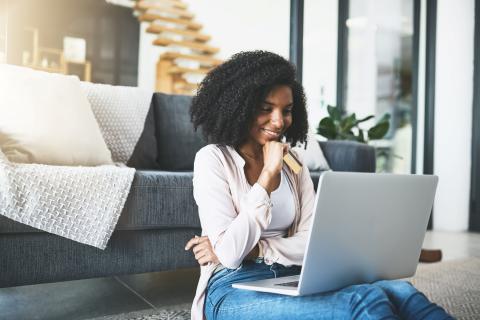 Woman on laptop