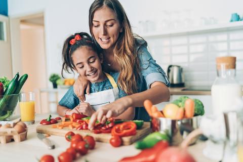 Family cooking