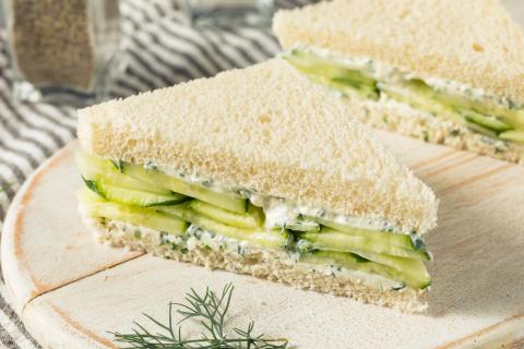 Cucumber sandwhich